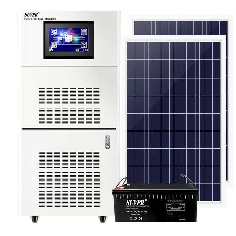 Custom Solar Power Generation System Household 10 Kw Off-grid Energy Storage Reverse Control Integrated Machine Manufacturer