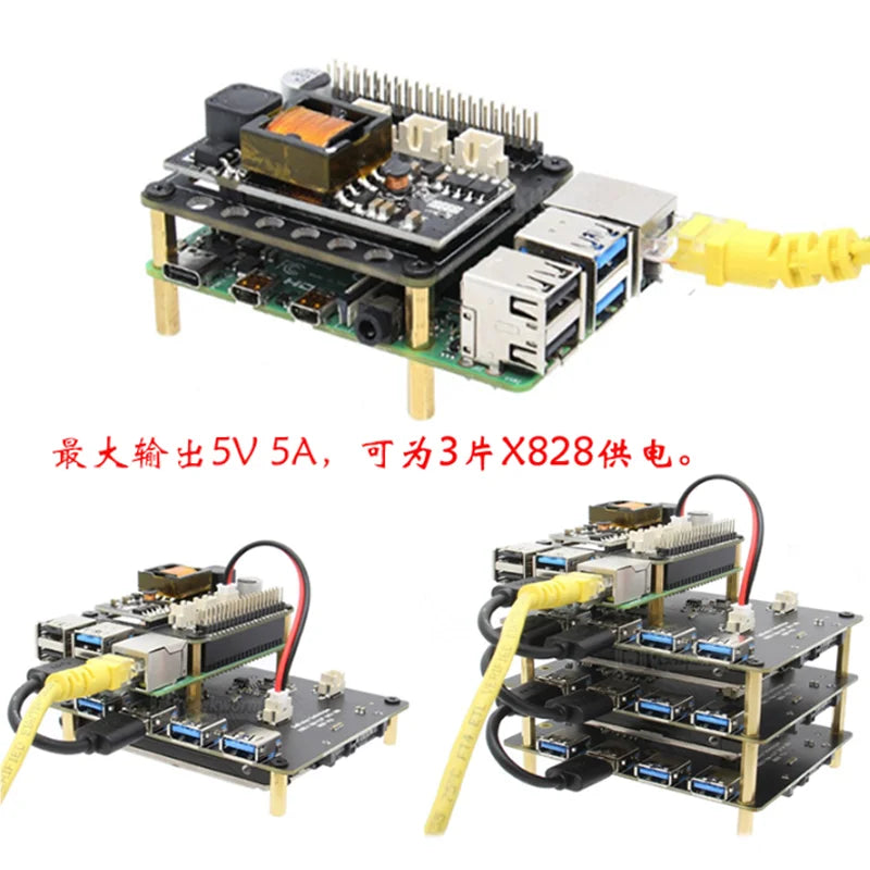 Custom Raspberry Pi PoE board Power over Ethernet for 3 Model B+ 4 Model B Manufacturer