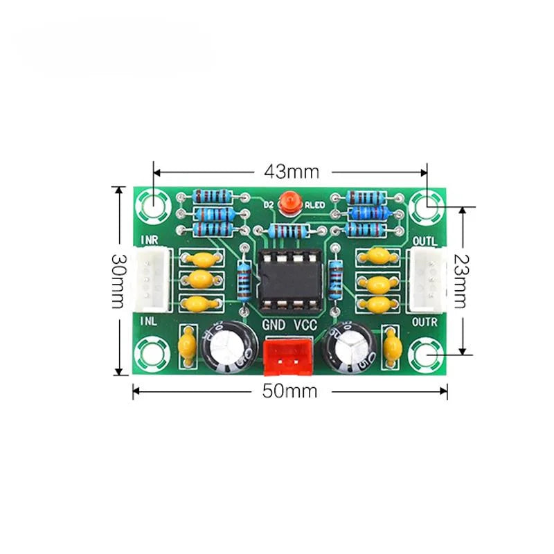 Custom LT-XH-A902 NE5532 Operational Pre-Amplifier Module Digital Audio Front Amplifier Board Preamplifier 5 Times Rate Wide Voltage Manufacturer