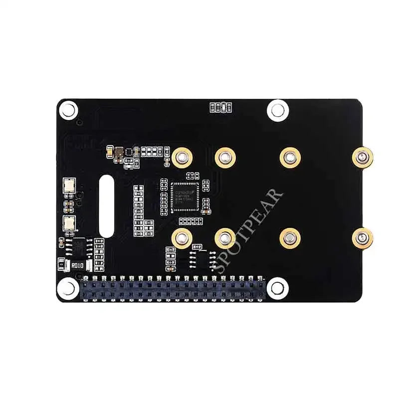 Custom Raspberry Pi 5 PCIe to 2CH M.2 NVMe SSD Adapter Board HAT (B) Pi5-PCIe-2280-2242-2230