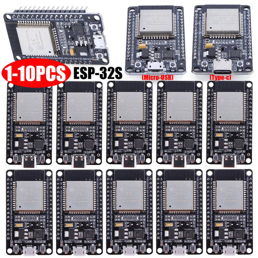 Custom 1-10PCS ESP32 Development Board WiFi+BT Wireless Ultra-Low Power Consumption Dual Core CPU Support STA/AP/STA+AP Mode Manufacturer