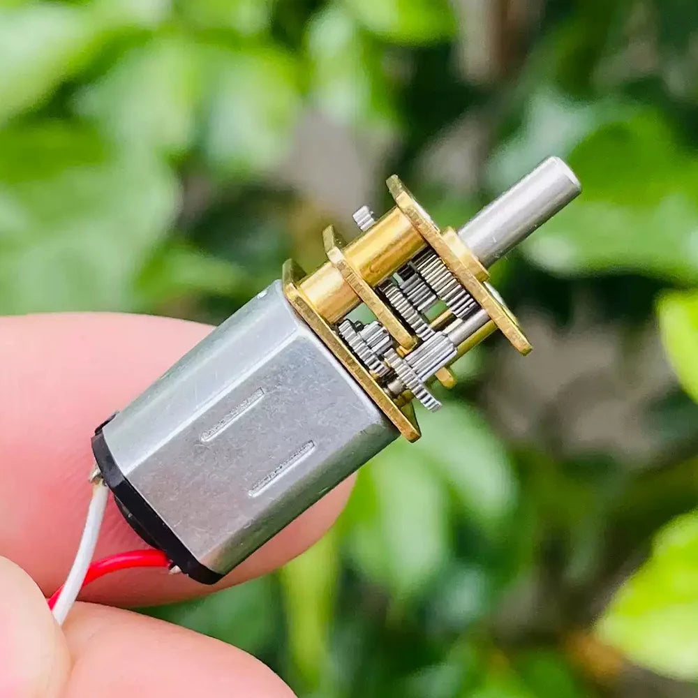 Custom Small N20 Full Metal Gearbox Gear Reduction Motor DC 5V 6V 9V 12V 80RPM Slow Speed Large Torque Low Noise for Smart Car Robot Manufacturer