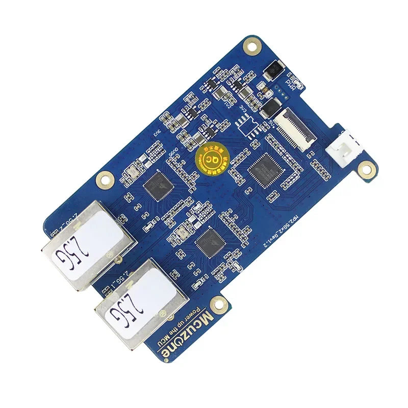 Raspberry Pi 5 Dual 2.5G Ethernet PCIe Expansion Board - Dual-Port RJ45 Network Adapter Card