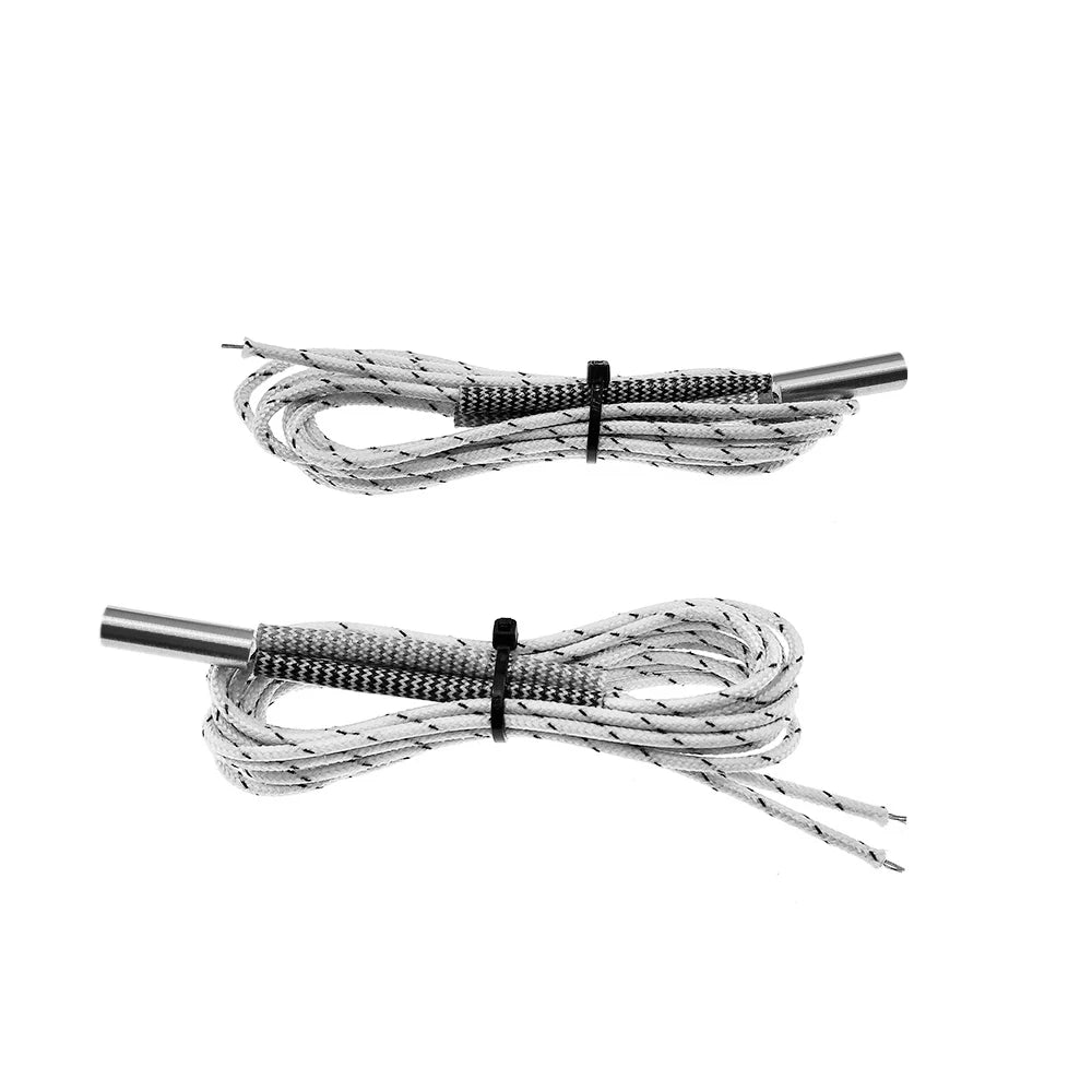 Custom 1/1.5/2M Length Heating Tube 6*20mm12V/24V 50W Ceramic Cartridge Heater For 3D Printer SP-3 SP-5 Plus V6 J-head Hotend Head Manufacturer