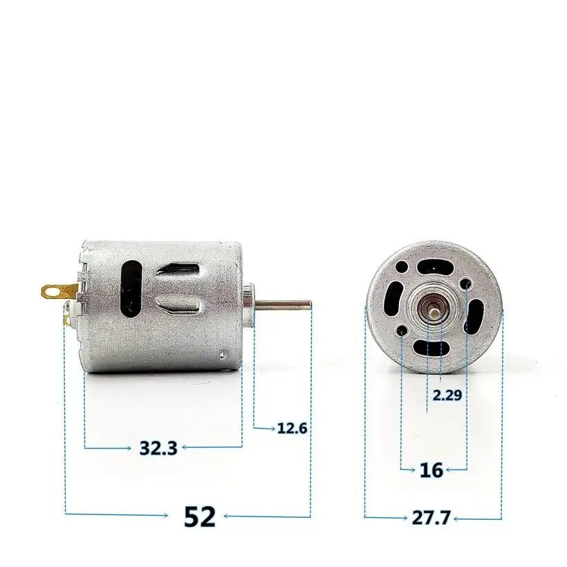Custom Micro 28mm RS-365SM-2273 Electric Motor DC 12V-32V 15V 18V 24V High Speed Heat Gun Hair blow drier Ball Bearing RS-365SH Motor Manufacturer