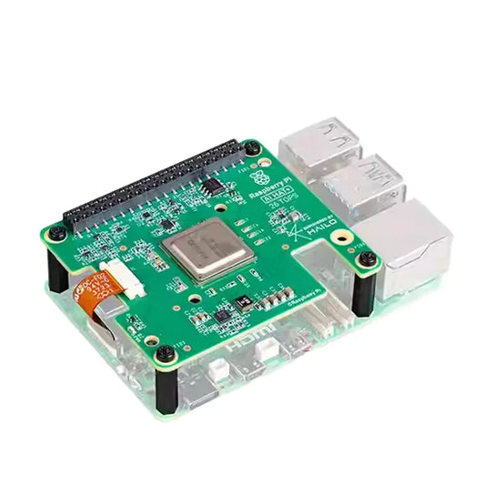 Official Raspberry Pi 5 AI HAT+ Artificial Intelligence Kit with Hailo8l/Hailo8 Accelerator Module, 13Tops/26Tops Custom  Custom