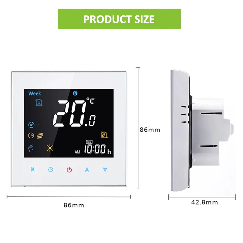 Custom Lonten smart BECA electric heating floor heating wireless Wifi thermostat digital indoor programming thermostat controller Manufacturer