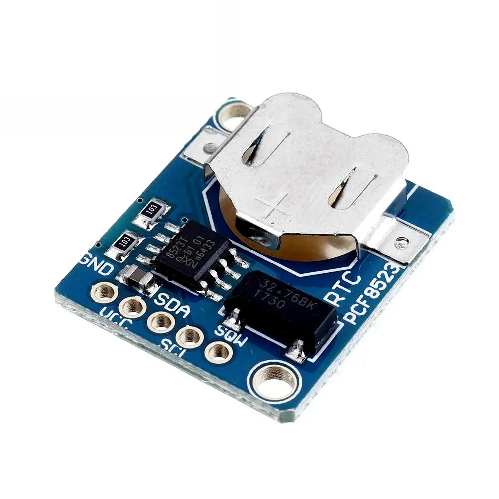 Custom 3.3V 5V I2C PCF8523 RTC Real Time Clock Assembled Breakout Board CR1220 Coil Cell Battery Socket Holder for Arduino Timer Alarm Manufacturer