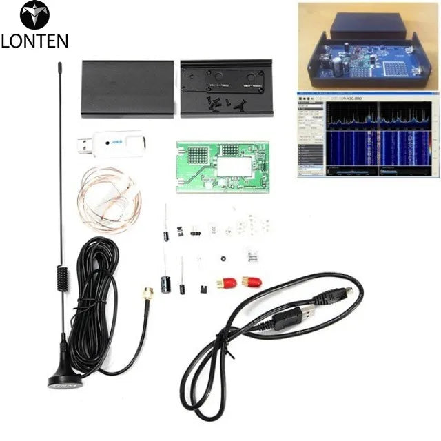 Custom Lonten 100KHz-1.7GHz Full-Band Software Radio HF FM AM RTL-SDR Receiver Radio Frequency Modulation Kit Manufacturer