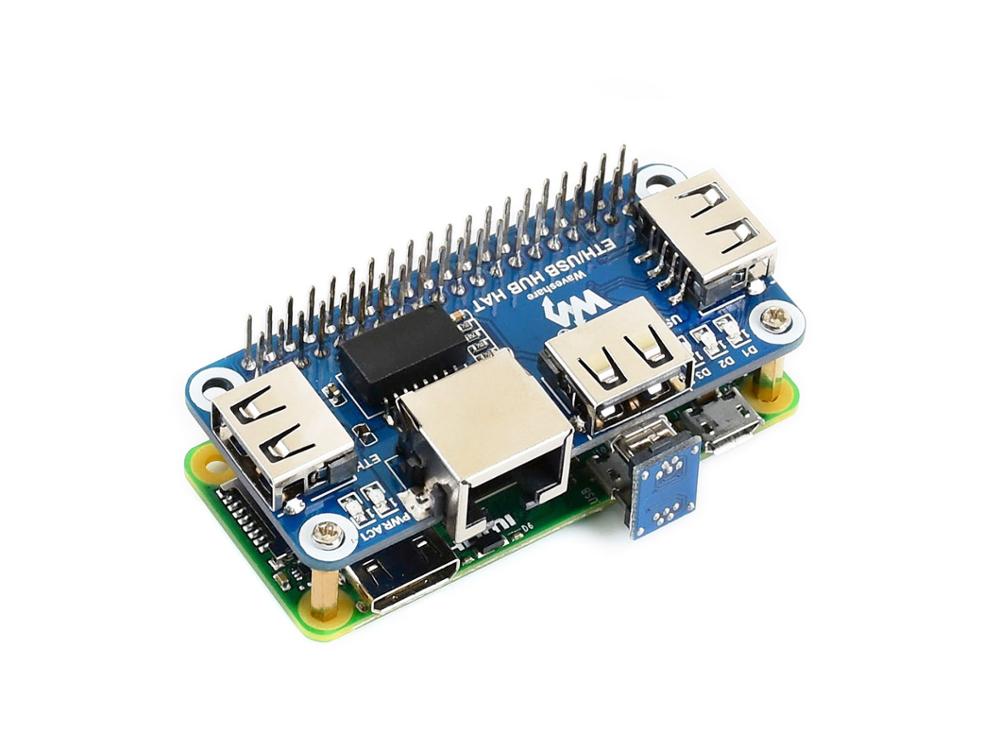 Custom Ethernet USB HUB HAT for Raspberry Pi, 1x RJ45 3x USB Custom PCB pcba laptop charger