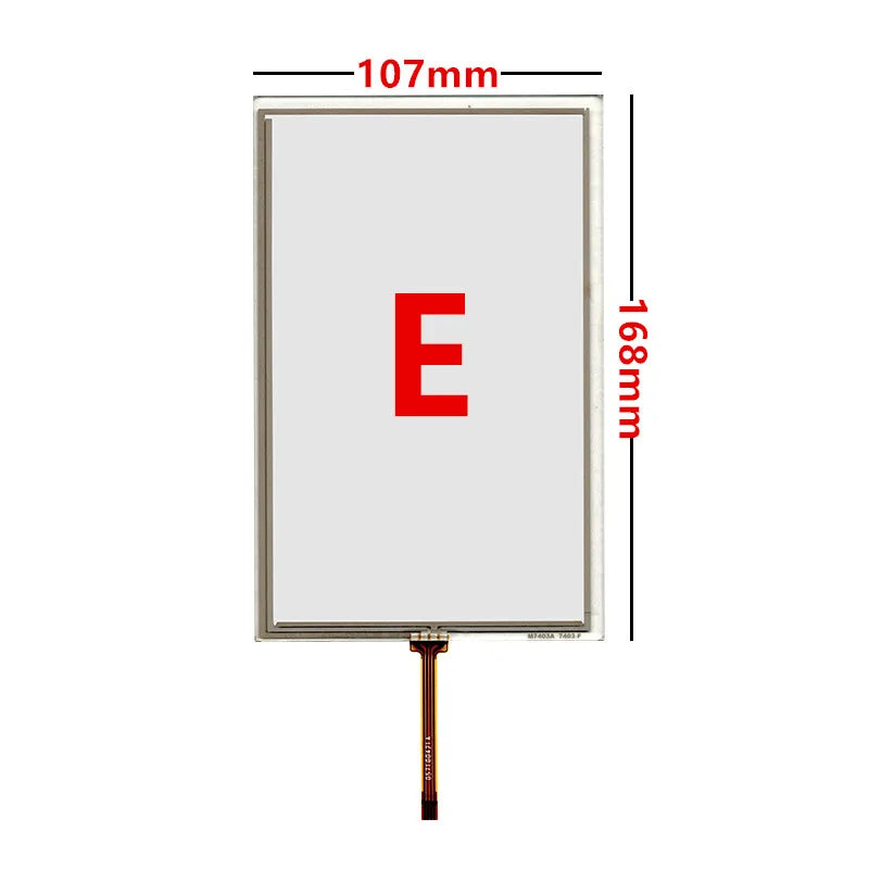 Custom 5.6/6/7/7.1/7.4 Inch Resistance Digitizer Touch Screen Panel Glass For Car DVD GPS Navigation Multimedia Industrial Manufacturer