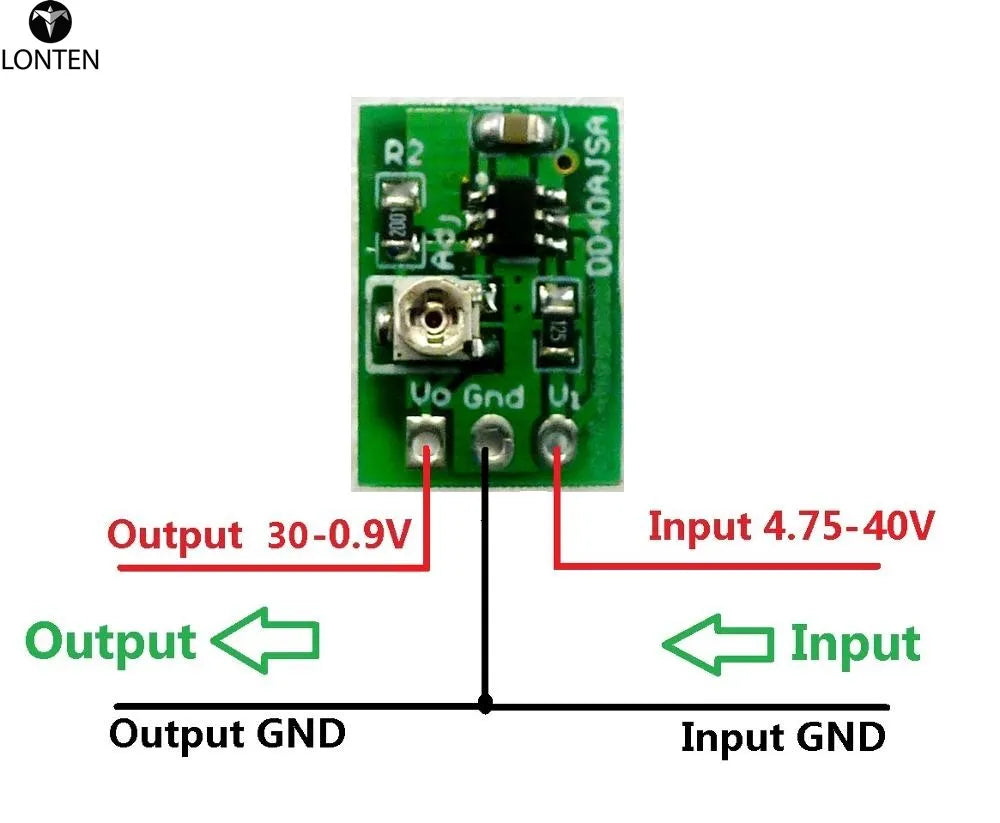 Custom 40AJSB*5 5pcs DC/DC non-isolated regulated converter 5-40 wide input 1-30V OUT for Smart Home Wireless Modules Wifi wireless Manufacturer