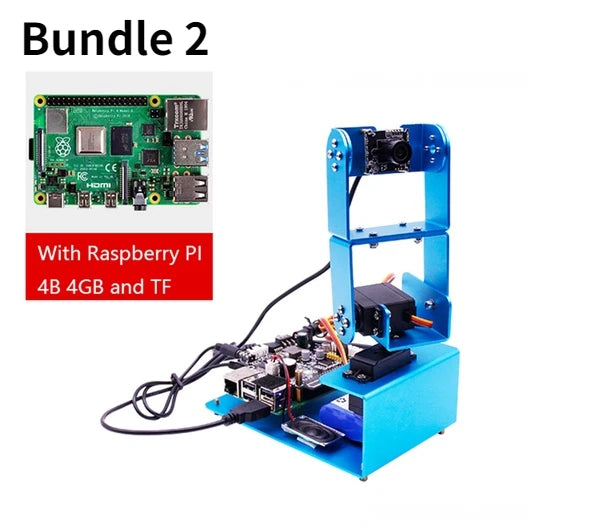 Custom custom Raspberry Pi 4B Pi-Motion Ai Camera Platform Visuele Intelligente Robot Python Gezichtsherkenning Starter Kit Manufacturer