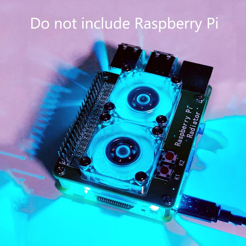 Custom Raspberry Pi Dual Fan Heat hat for Raspberry Pi 4B/3B+/3B/3A+ Manufacturer