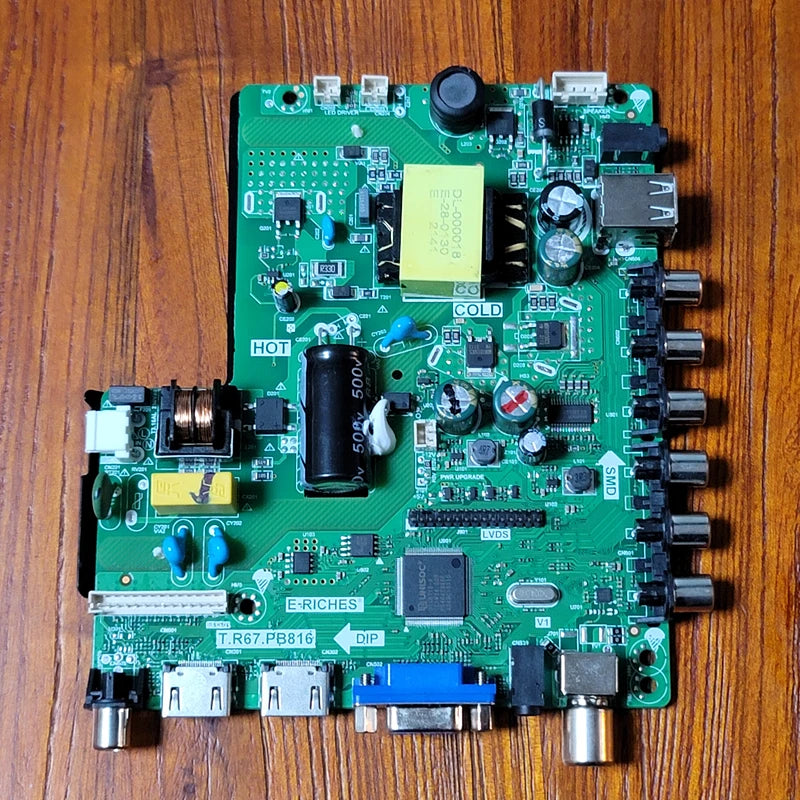 Custom    New 32 inch LCD TV common motherboard T.R67.PB816  T.R83.PB816  Complimentary remote controlManufacturer