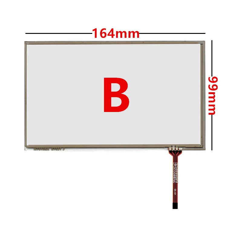 Custom 5.6/6/7/7.1/7.4 Inch Resistance Digitizer Touch Screen Panel Glass For Car DVD GPS Navigation Multimedia Industrial Manufacturer