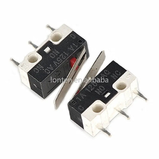 Custom Custom 5PCS Micro Switch Push Button Switch 3 Pin 1A 125V AC Mini Light Touch Switch for Mouse Manufacturer