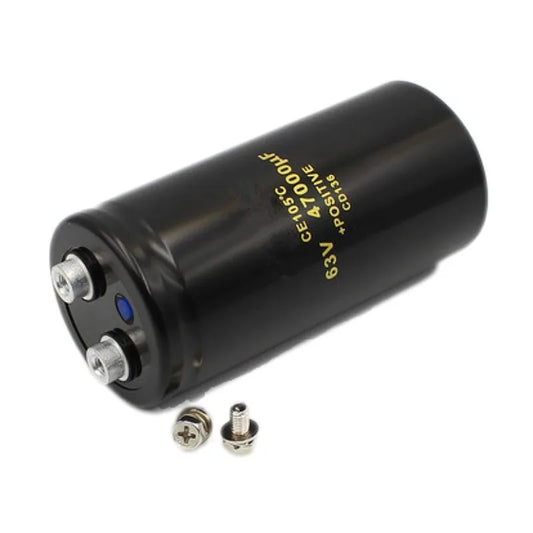 Custom 1/PCS 63V47000UF 50*105MM 47000UF 63V Aluminum Screw Audio Filtering Electrolytic Capacitor CD136 Manufacturer