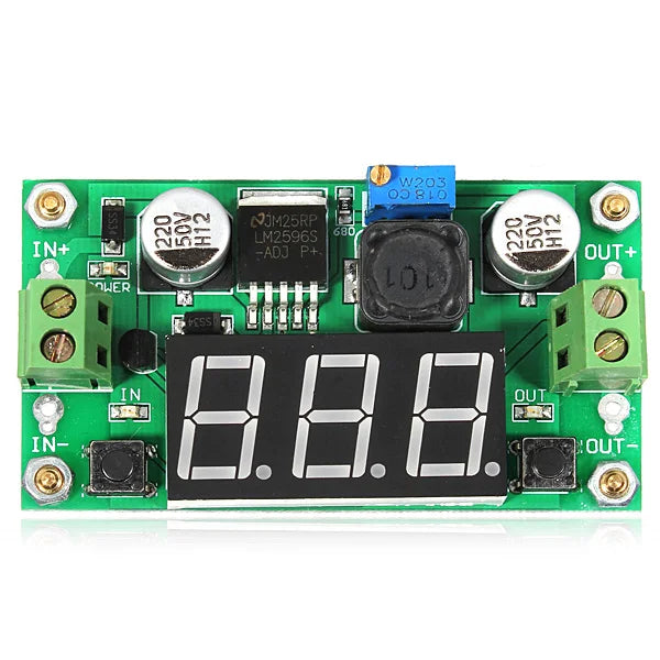 Custom Custom 4V-40V DC-DC Step Down LM2596 Voltage Regulator Converter Module PCBA Manufacturer