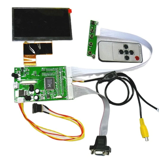 Custom 4.3 lcd screen double av vga driver board reversing rear projection tape conversion kit raspberry pi Manufacturer