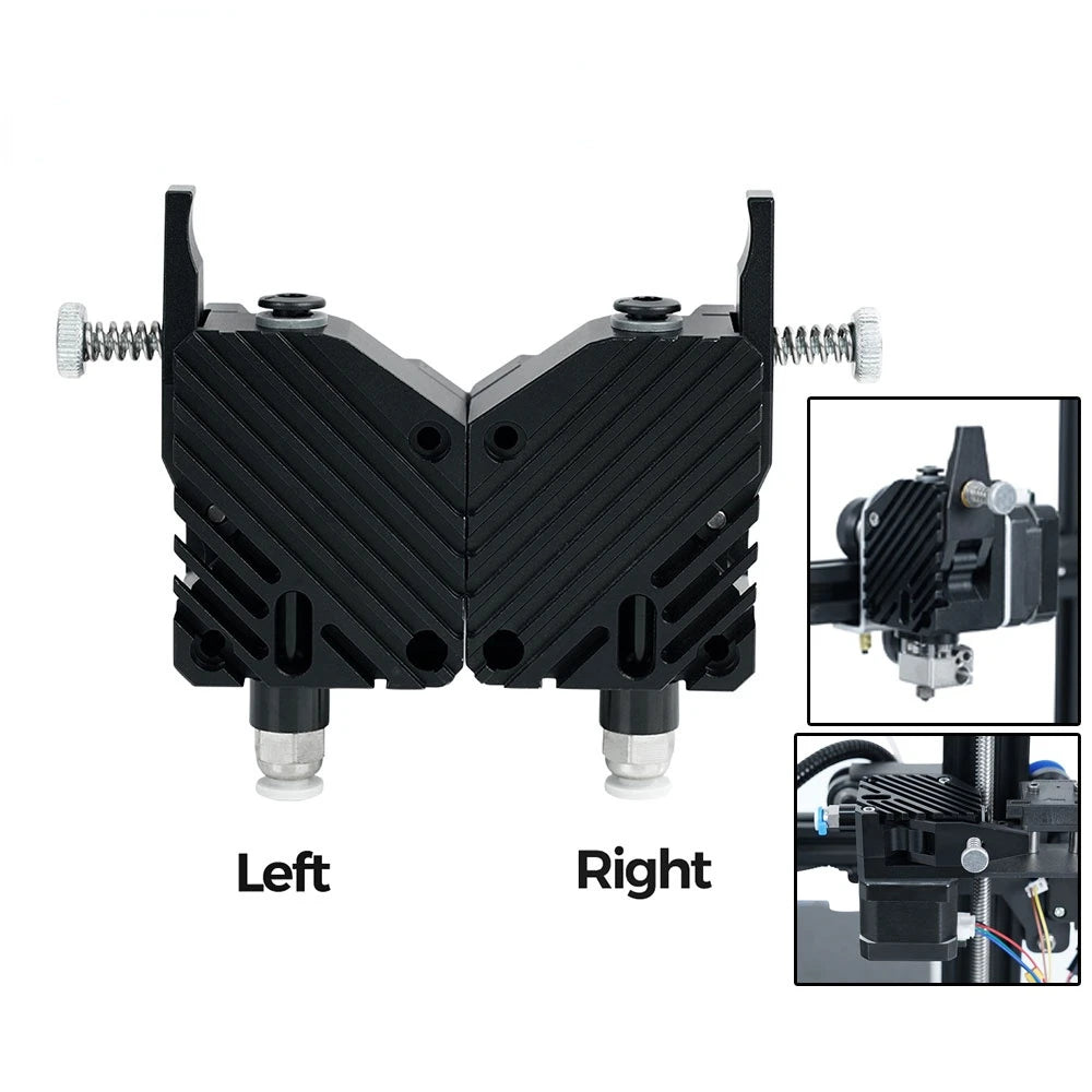 Custom All Metal Upgrade Dual Drive Extruder Short Distance Printing For 3D Printer Mk8 Anet A8 Cr-10 Prusa I3 Mk3 Ender 3 Manufacturer