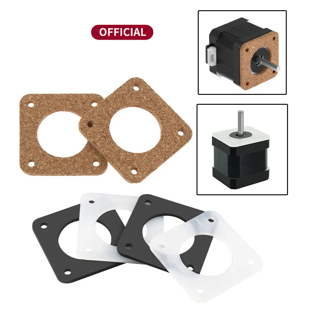 Custom 5 Pcs 17 Stepper Motor Wood Shock Absorber Damper 3mm Thickness Cork Gasket Silicone Gasket 2mm Damper Isolator For 3D Printer Manufacturer