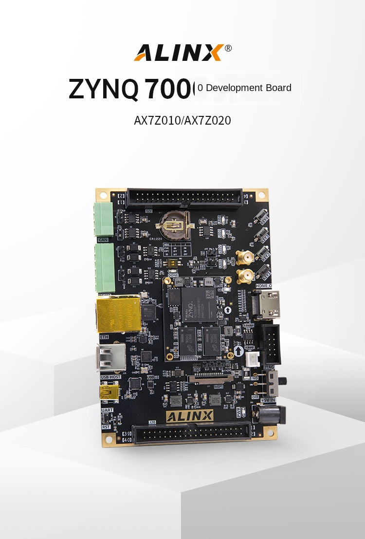 Custom PCB Black and Golden FPGA Development Board Alinx Xinx Zynq 7000 7010 7020 Development Board Core Board Ax7z010 Ax7z020