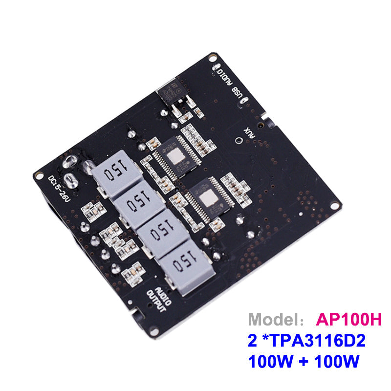 2*50W Speaker Class D Audio Power Amplifier 30W~300W TPA3116 HiFi Stereo USB Music Sound Card App Digital pcb assembly Customize