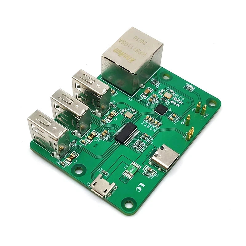 Custom Raspberry Pi zero network HUB expansion board USB to Ethernet HUB Manufacturer