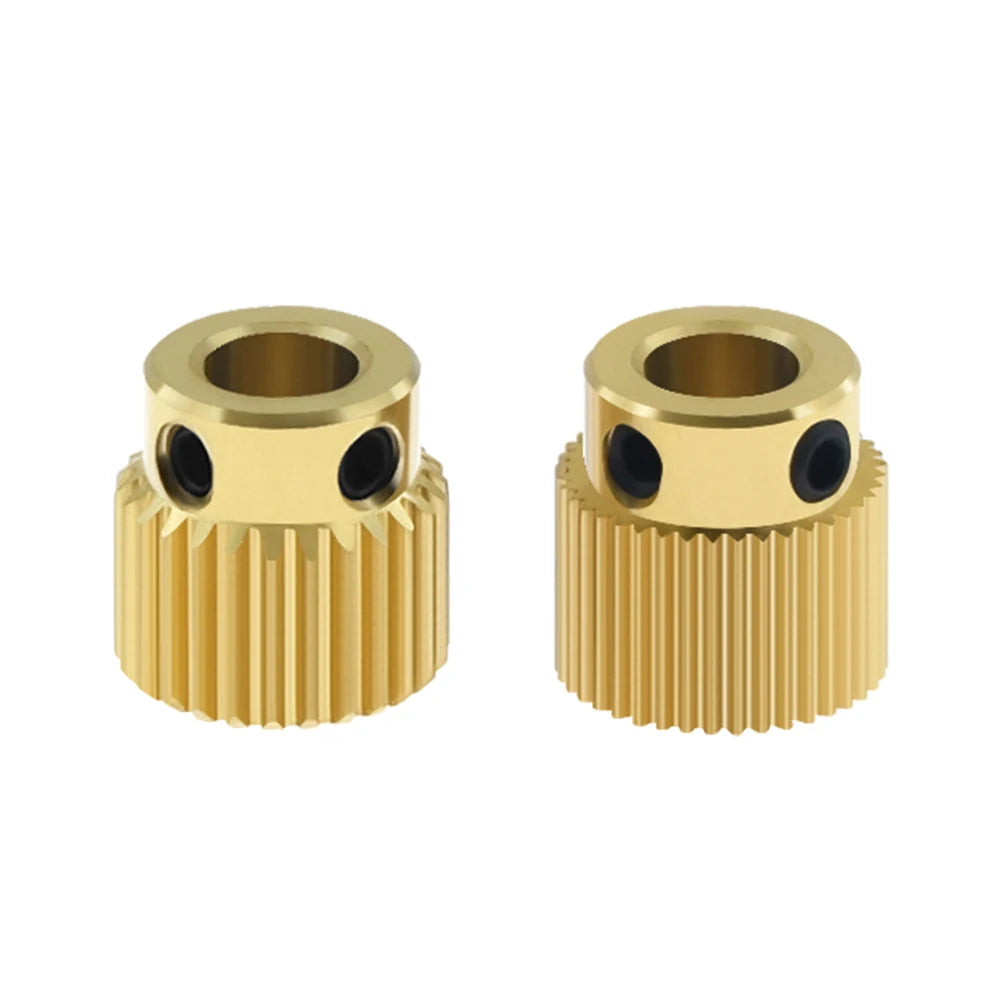 Custom 2pcs Mk7 MK8 Extrusion Gear 40 Tooth Teeth BrassFor Hobbed Gear For Makerbot Reprap Mendel High Quality Stainless Steel Manufacturer