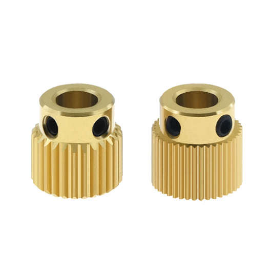 Custom 2pcs Mk7 MK8 Extrusion Gear 40 Tooth Teeth BrassFor Hobbed Gear For Makerbot Reprap Mendel High Quality Stainless Steel Manufacturer
