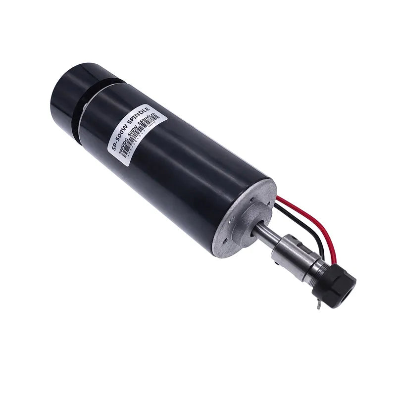 Custom 500W Air cooled Spindle Motor 100V+WK611 Power Supply speed governor ER11-8mm chuck CNC with 52mm Clamps Bracket Manufacturer