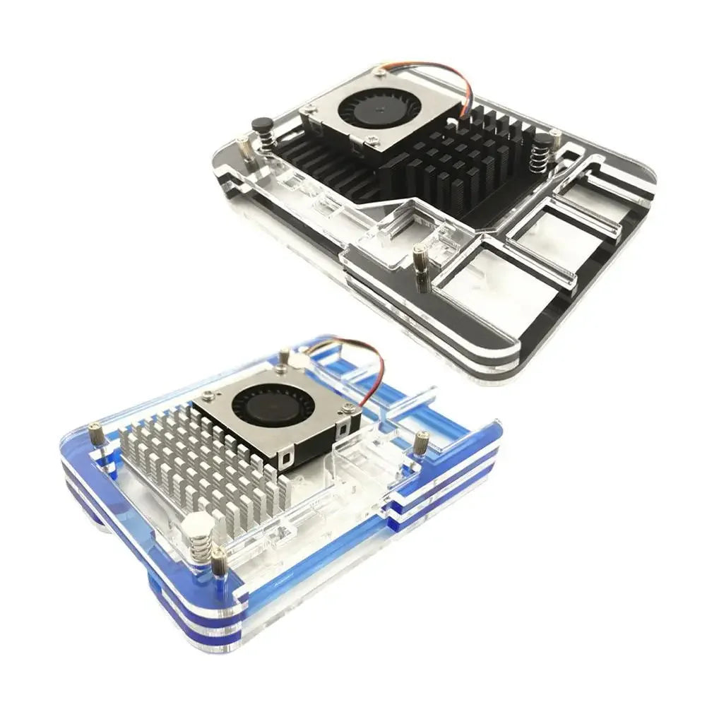 Custom New For Raspberry Pi 5 4GB/8GB Acrylic Case Support Installation Official Active Cooling Fan For Raspberry Pi 5 Manufacturer