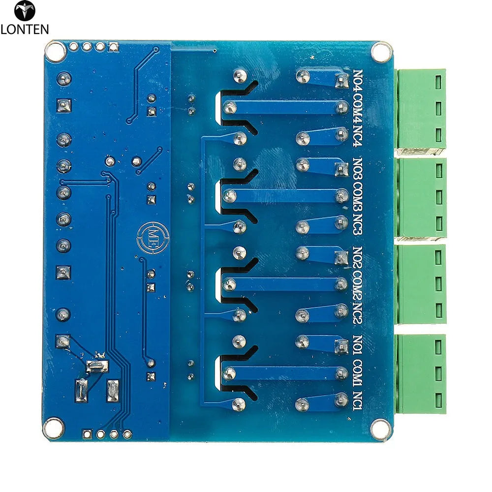 Custom Lonten Modbus RTU 4 Channel Relay Module 4CH Input Optocoupler Isolation RS485 MCU For arduinos Manufacturer