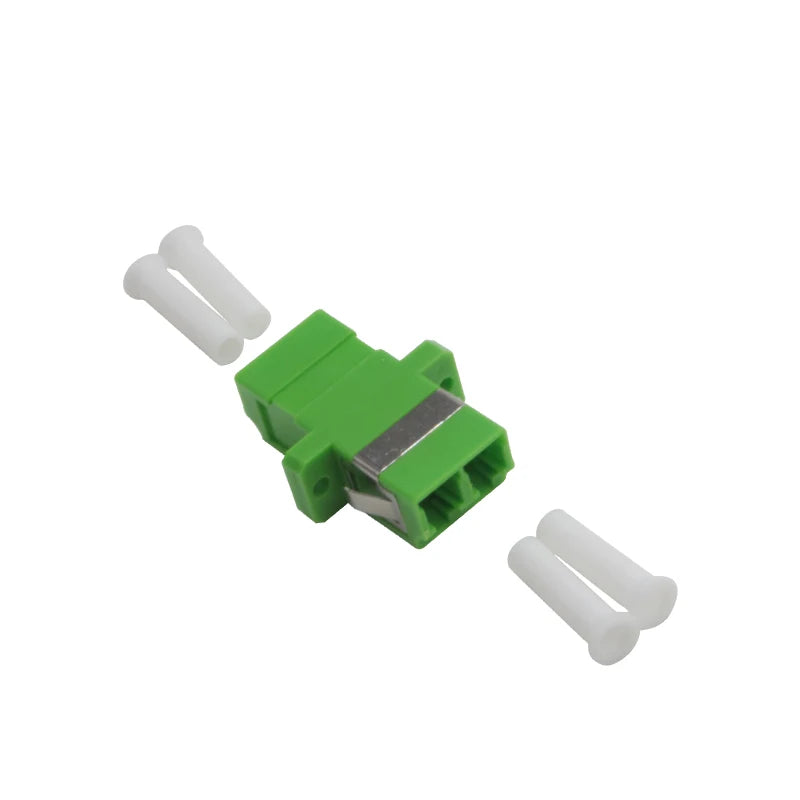 Custom 25PCS  APC Duplex single-mode Fiber optic Adapter Optical fiber coupler LC Fiber flange LC connector Manufacturer