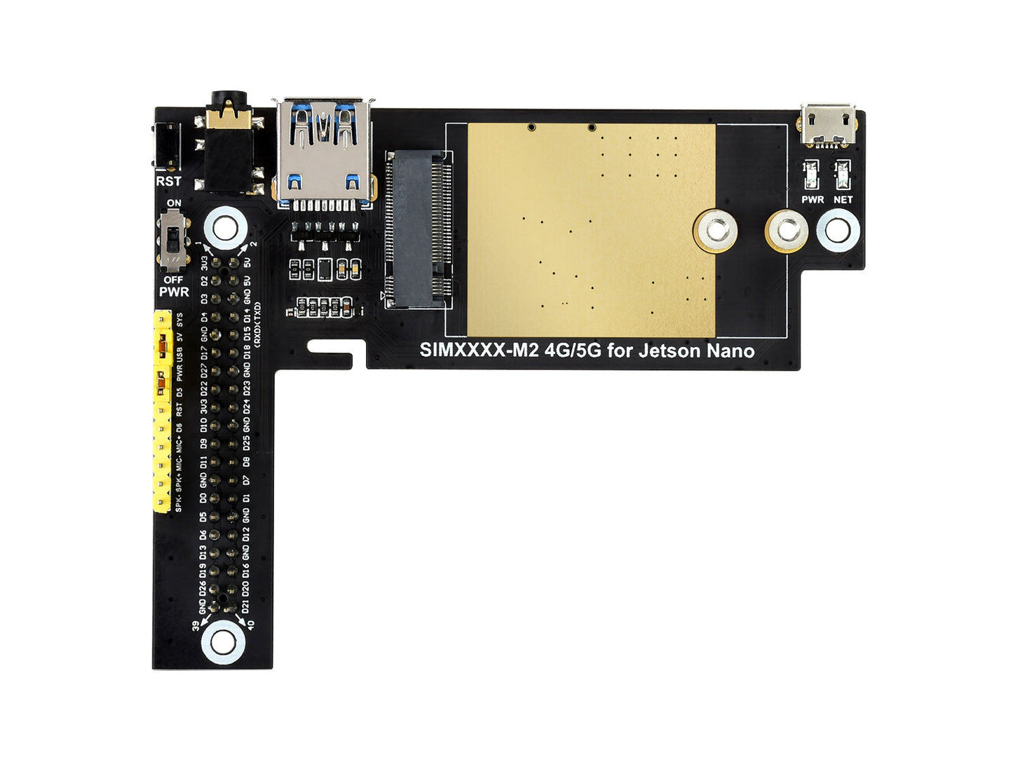 SIM8200EA-M2 5G Module Designed For Jetson Nano, 5G/4G/3G Support, Snapdragon X55 Onboard Multi Mode Multi Band Custom PCB customize