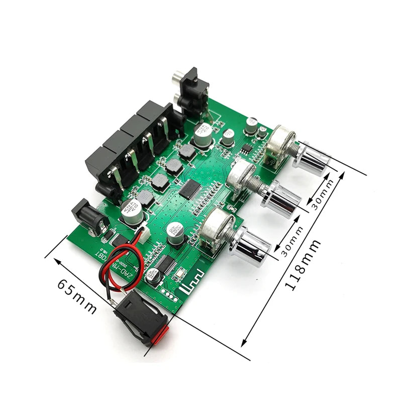 Custom 2*30W Subwoofer TPA3118 10-100w Equalizer Audio Power Amp Class D NE5532 HiFi Stereo RCA Amplifier Board pcb assembly Manufacturer
