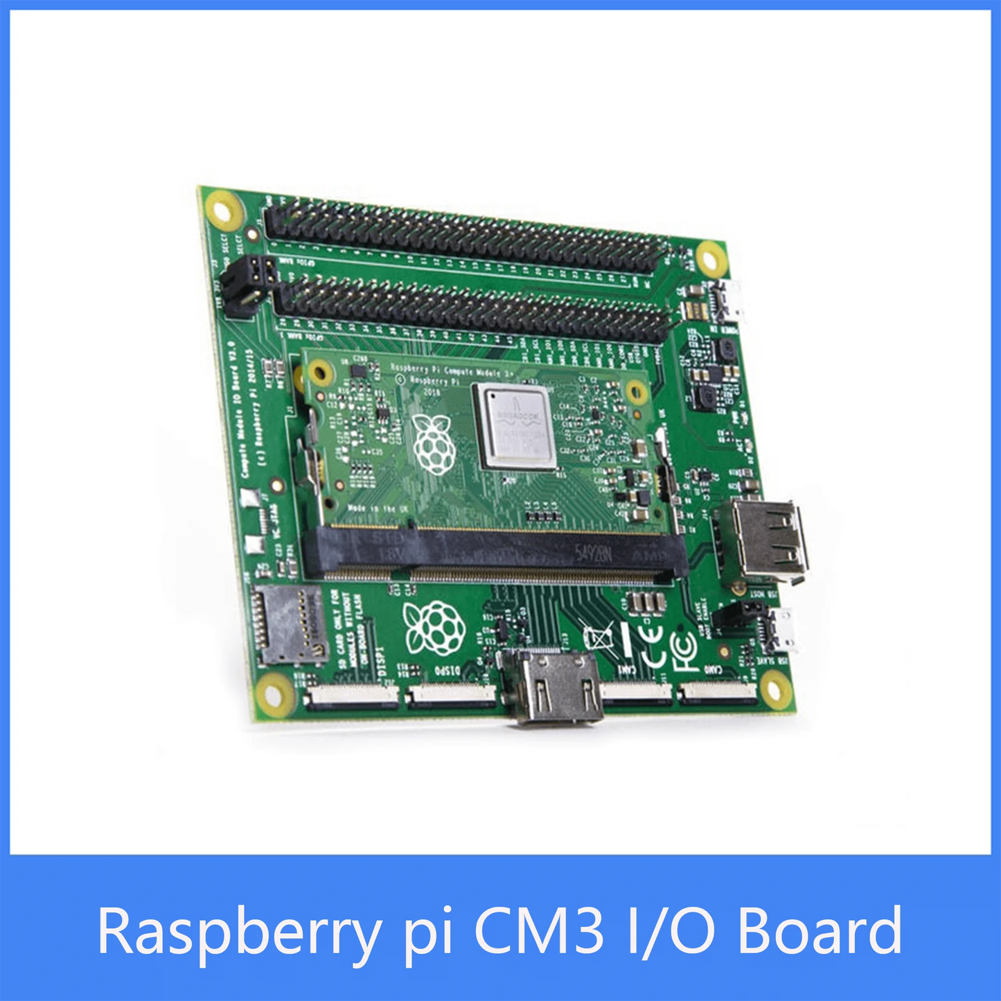 Custom Raspberry Pi Compute Module 3 (CM3) I/O board Interface Adapter Board,CMIO V3.0 Original board Manufacturer