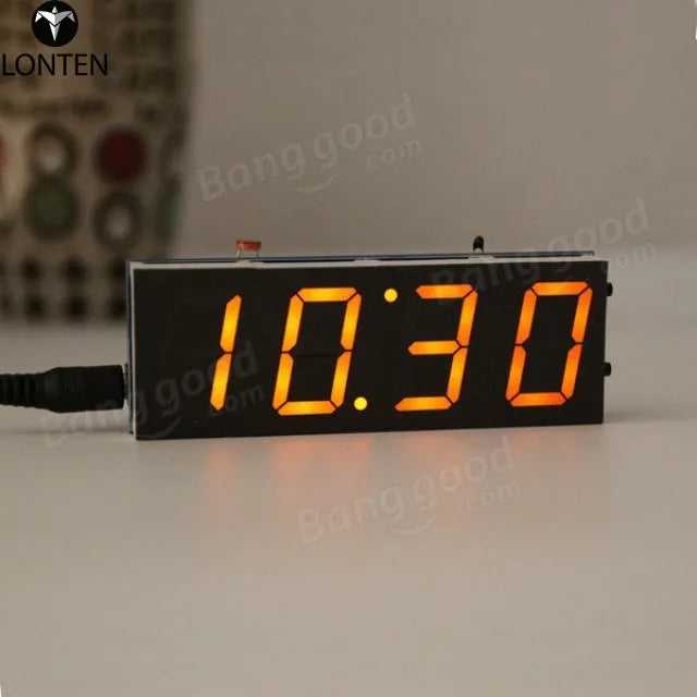 Custom Lonten DIY Digital Clock Kit Light Control Industrial Control 1 Inch LED Electronic Kit 5 Colors in stock Manufacturer