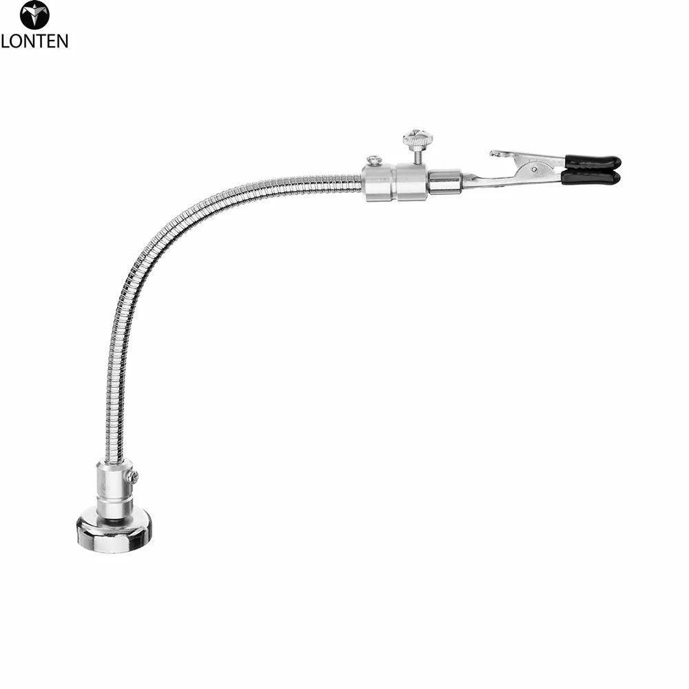Custom Lonten P010 160mm Universal Soldering Clamp Clip Magnetic Base PCB Fixture Tools DIY Hands  Clip Suitable for Any Metal Manufacturer