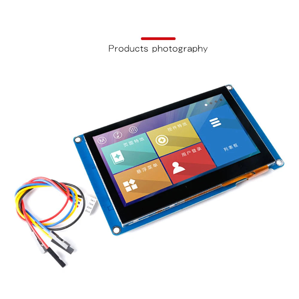 Custom LONTEN 4.3 inch HMI serial port smart touch screen TJC4827X343_011C  capacitive touch screens Manufacturer