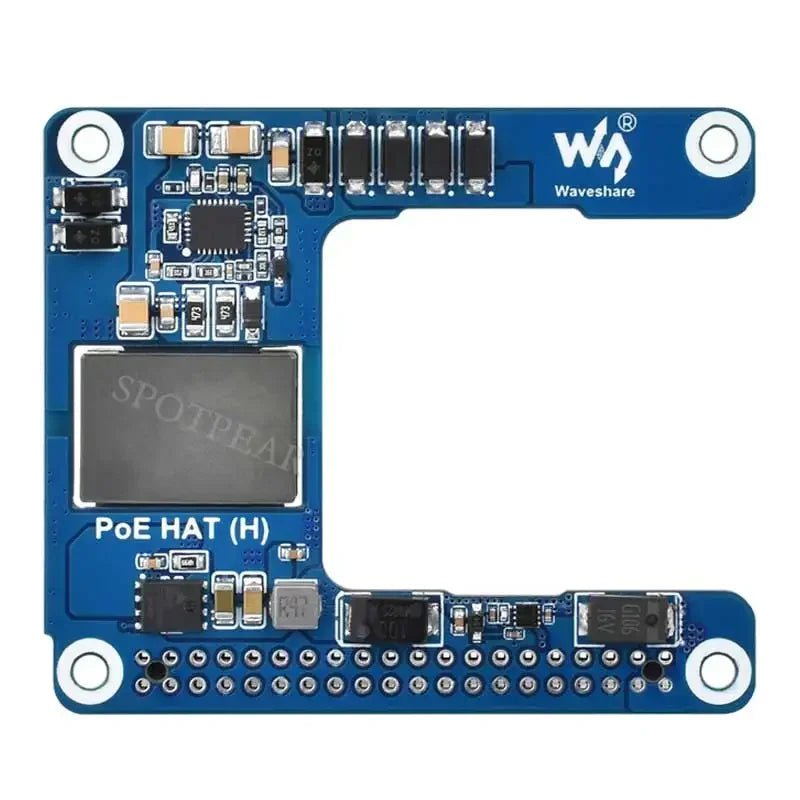 Raspberry Pi 5 PoE HAT-5V/5A Power over Ethernet (802.3af/at) for Pi 5 & CM5 - Mini PoE+ Module via RJ45