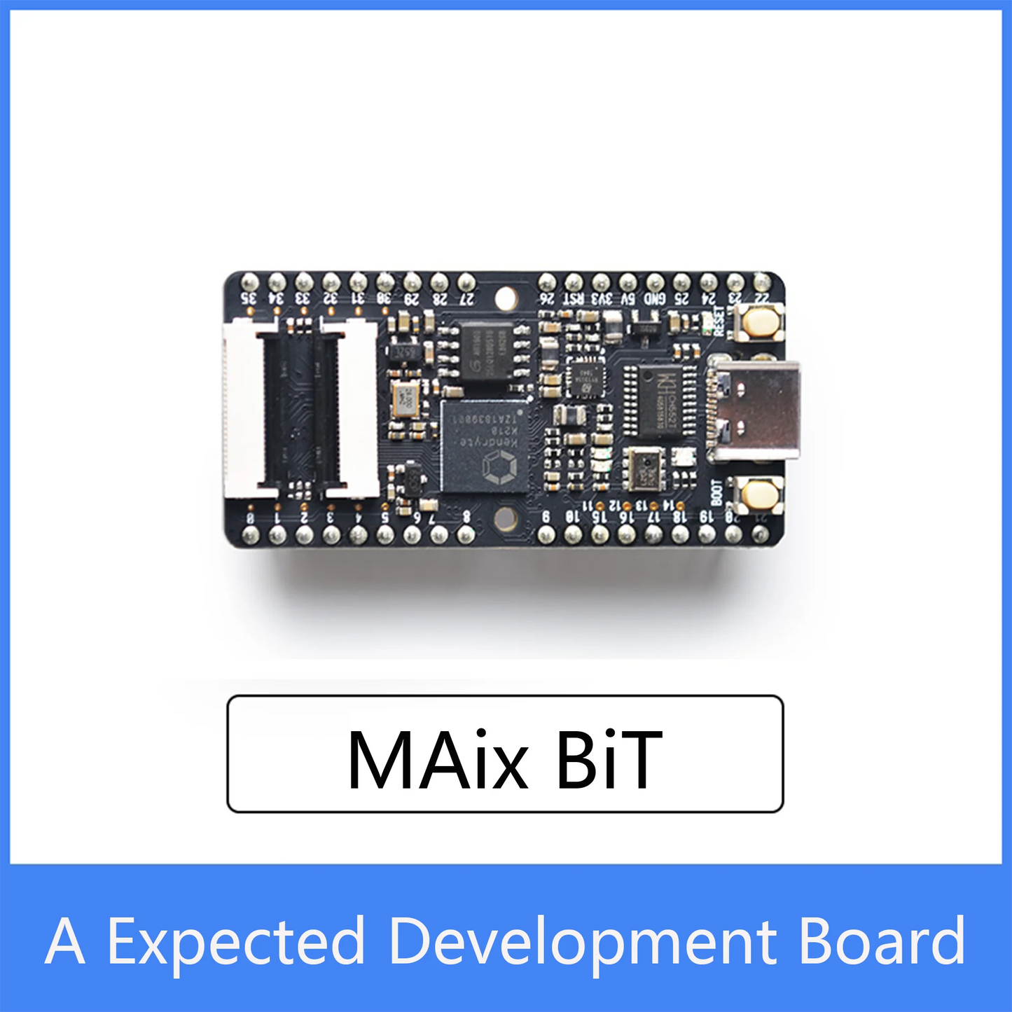 Custom Sipeed Maix Bit RISC-V Development board AI+lOT K210 In-line breadboard Expansion board Kit Manufacturer