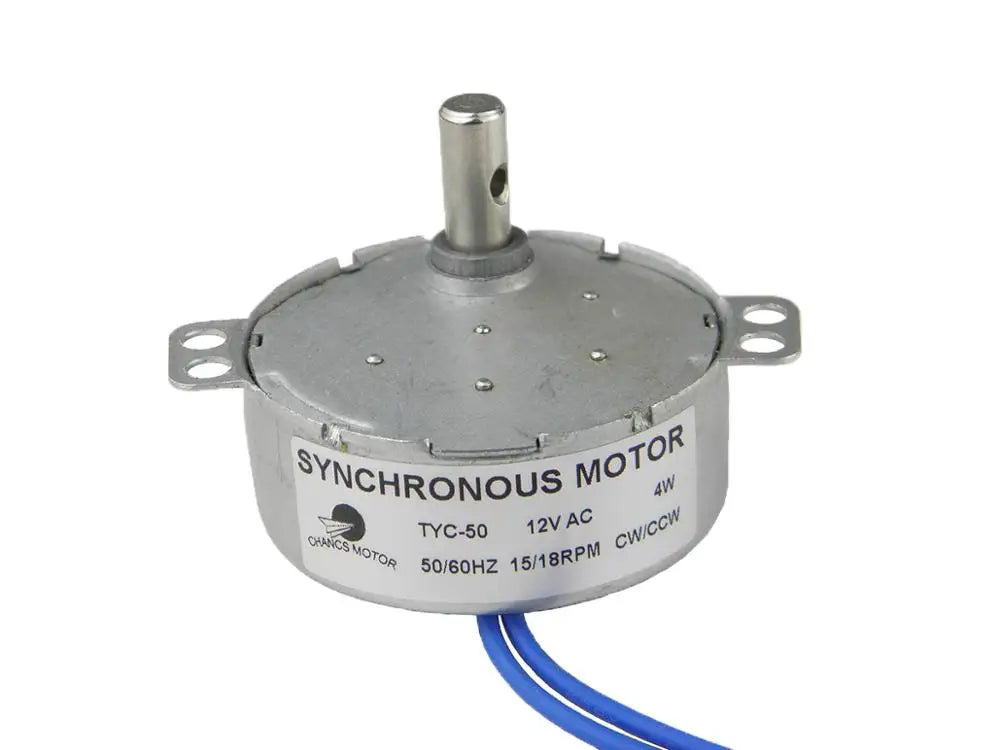 Custom DC TYC-50 12V CW/CCW 4W Synchronous Motor Small Electric Motors Reduction Gear Motor Manufacturer