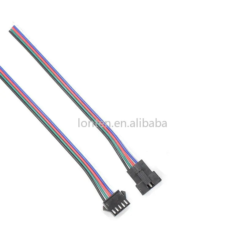 Custom 15cm JST SM2.54 2P 3P 4P 5P 6P Plug Socket Male to Female Wire Connector LED Strips Lamp Driver Connectors Quick Adapter Manufacturer