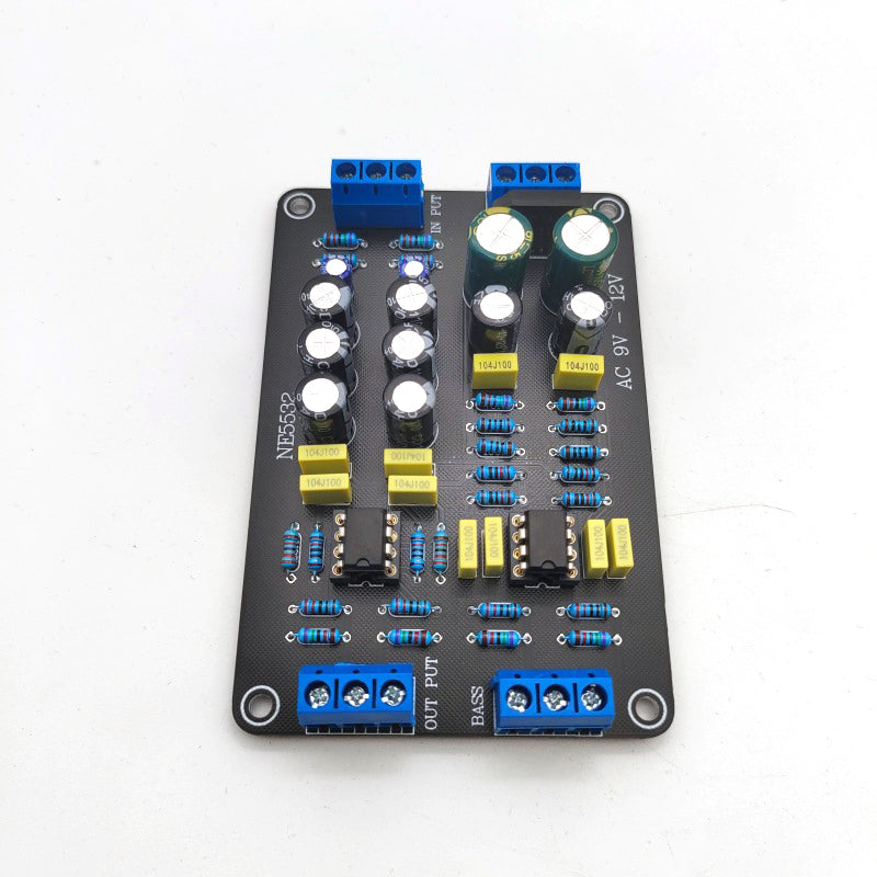 2 Way 160Hz Electronic Active Crossover NE5532 PreAMP Linkwitz Riley Filter Frequency Divider amplifiers and comparators Customize