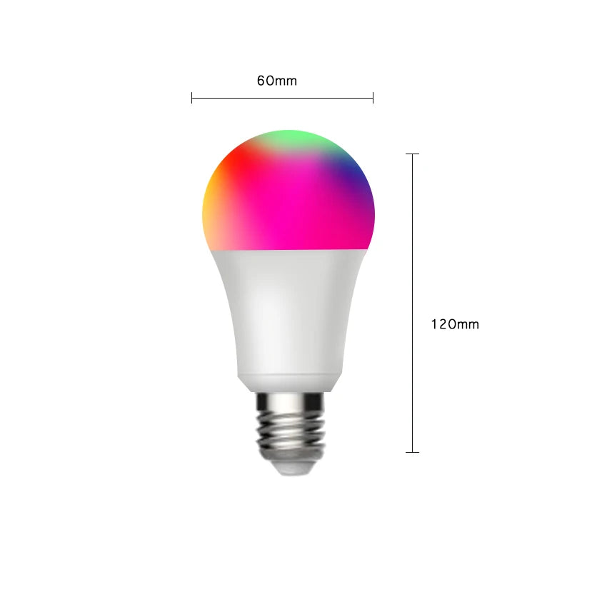 Custom LED bulb 10W / 7W / 9W Smart RGB Warning lighting Dimmer LED lamp smart bulbs control with Alexa Google smart light bulb Manufacturer