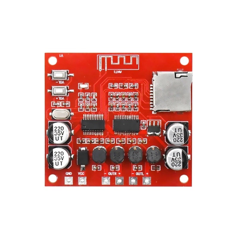 15W*2  DIY Digital Power  Amplifier Dual Channel Stereo TF Card Play 12v~24v Audio Amp audio Amplifier Board pcb assembly Custom