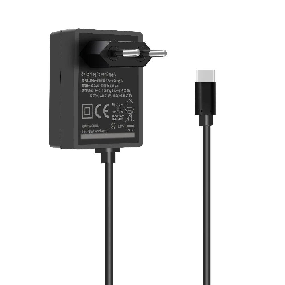 GaN PD 27W USB-C Power Supply,Type C Power Adapter for Raspberry Pi 5