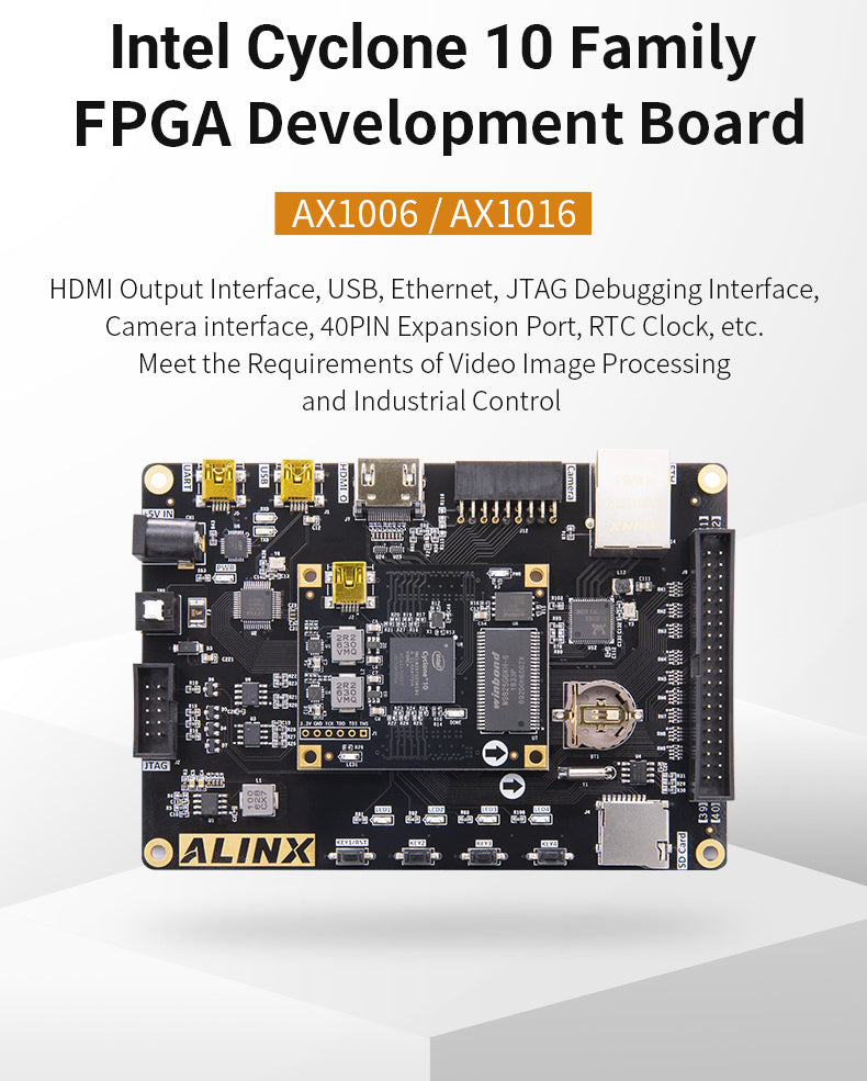 AX1006: Intel Cyclone 10 10CL006 FPGA Development Board Custom PCB fr4 94v0 pcba rfid reader pcba